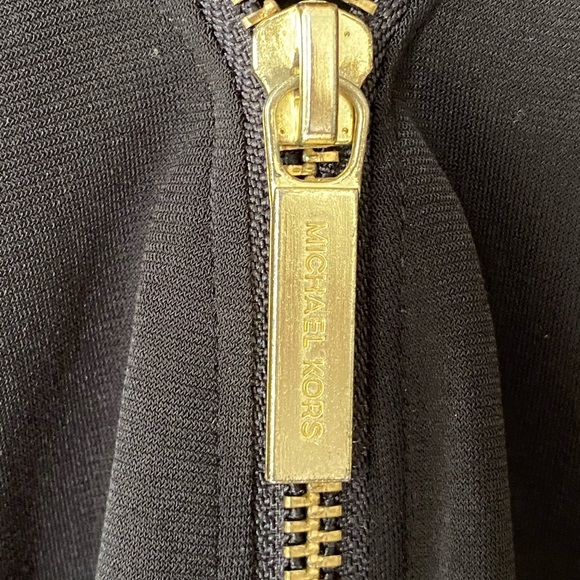 Michael Kors Black Zipper Top - Picture 3 of 4